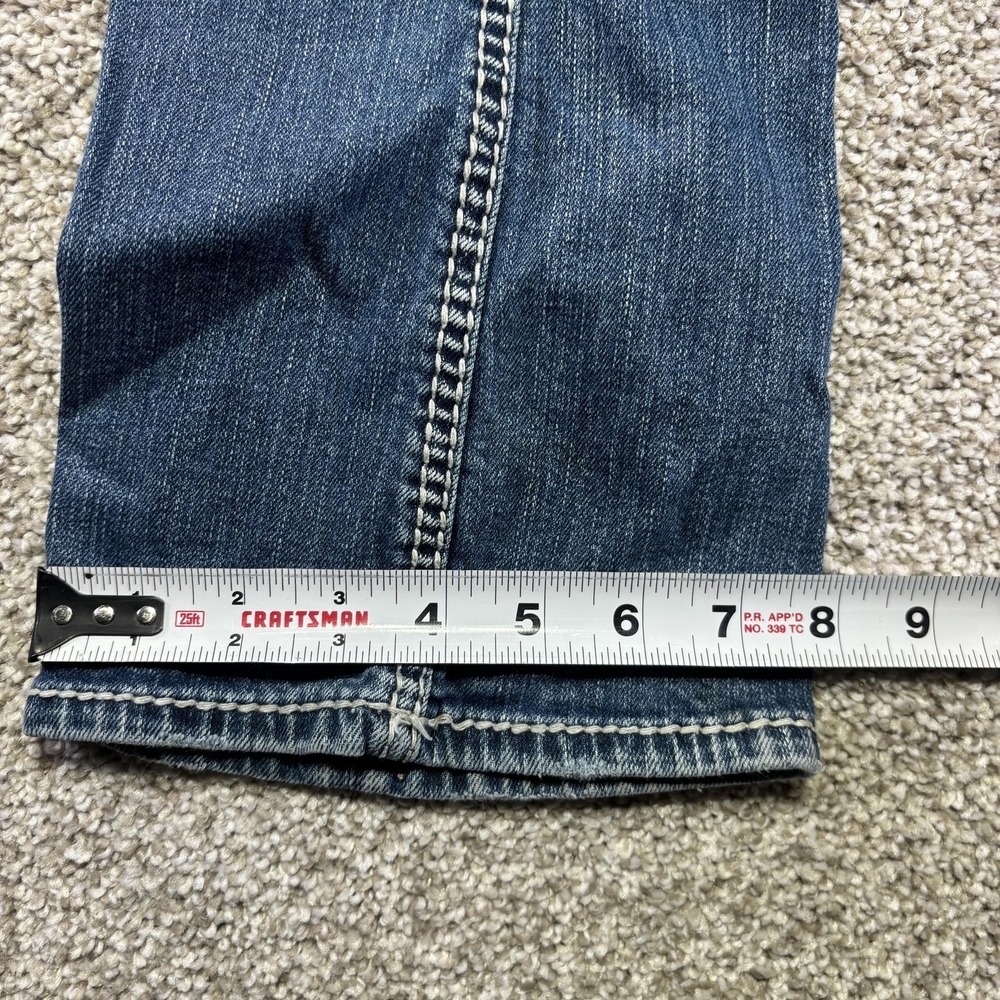Silver Jeans Co Suki Surplus Jeans Womens 25x30 Blue Bootcut Embroidered Denim - Picture 8 of 11